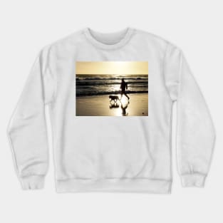 Sunset Beach Run Crewneck Sweatshirt